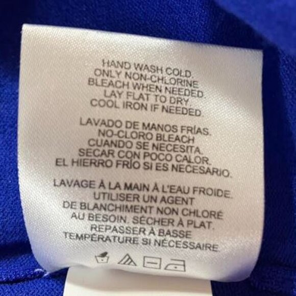 Vintage Ellen Tracy Royal Blue Sweater Toggle Close Size M EUC - Picture 9 of 12